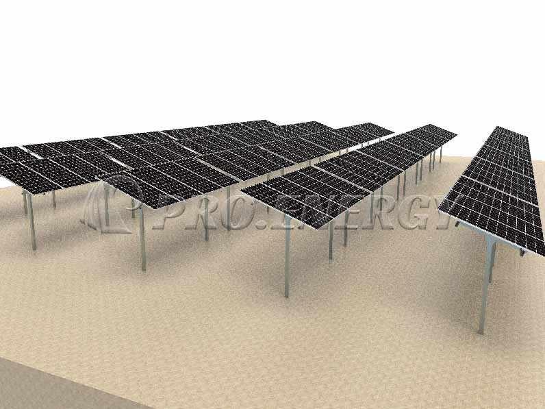 Single-column agricultural photovoltaic system