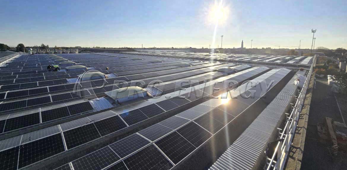 2MW太陽光発電屋上システムソリューション