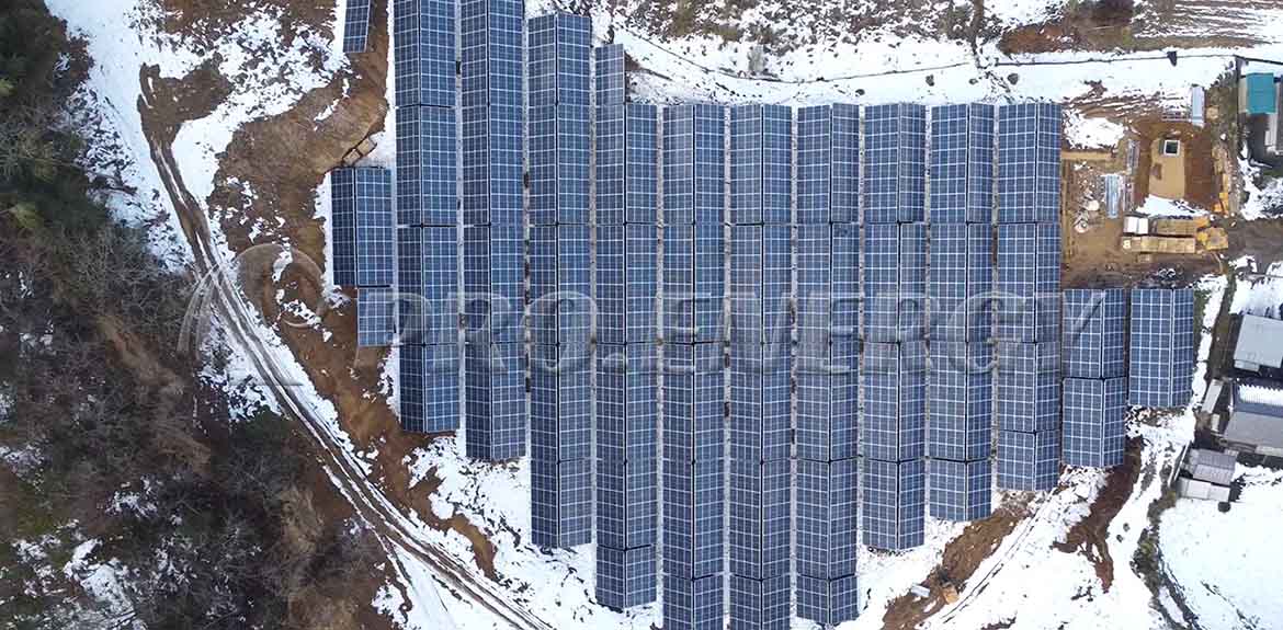 1.2MW地上設置型太陽光発電システムソリューション