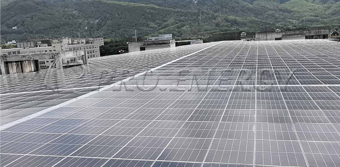 1.2MWp BIPV屋根設置型太陽光発電システムソリューション