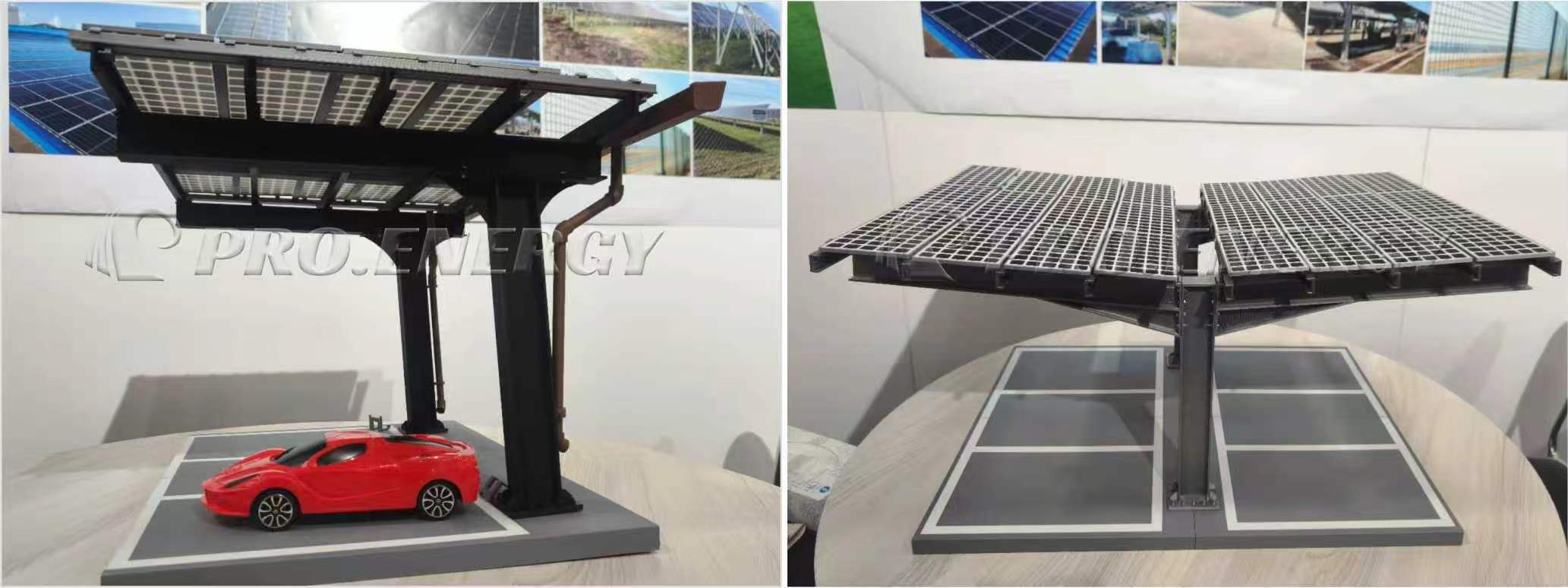 Single Post Solar Carport Mounting System