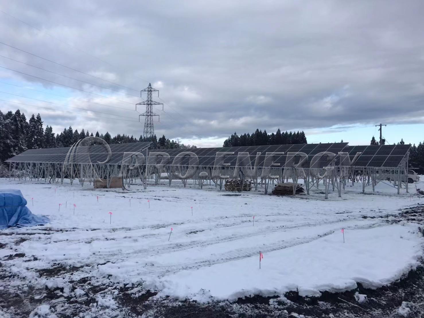 Ground-Mounted Solar Power System