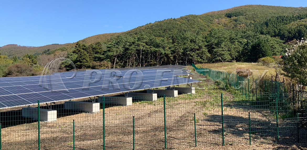固定式地上設置型太陽光発電システム