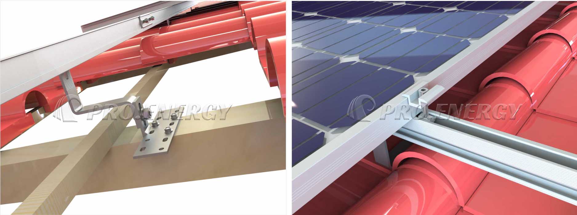  Tile Roof Solar Mounting System