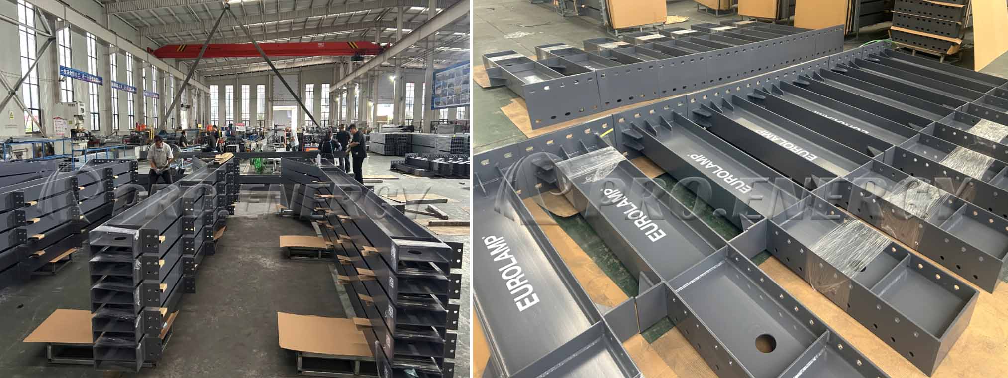 Powder coated carbon steel carport brackets for European PV projects Powder coated carbon steel carport brackets for European PV projects